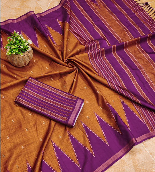 Fancy Matka Silk Cotton Digital Print Saree