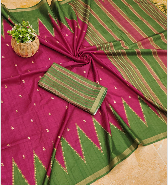 Fancy Matka Silk Cotton Digital Print Saree