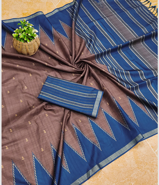 Fancy Matka Silk Cotton Digital Print Saree