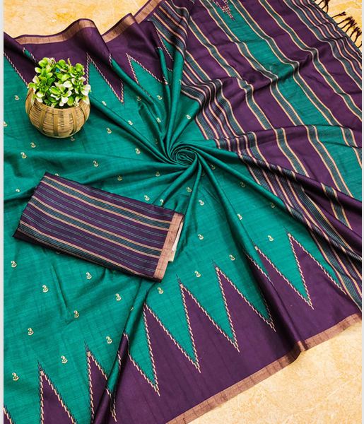 Fancy Matka Silk Cotton Digital Print Saree
