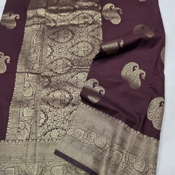 Premium Khadi Georgette Self Colour Saree – Elegant Ethnic Wear for Women